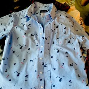 Short sleeve button up